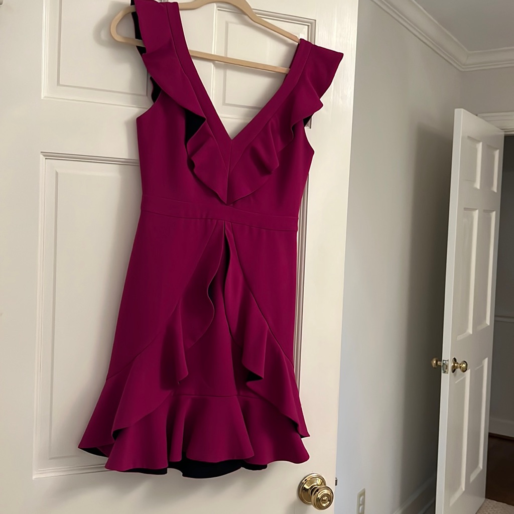 Mini Magenta Dress